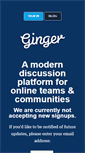 Mobile Screenshot of gingerhq.com